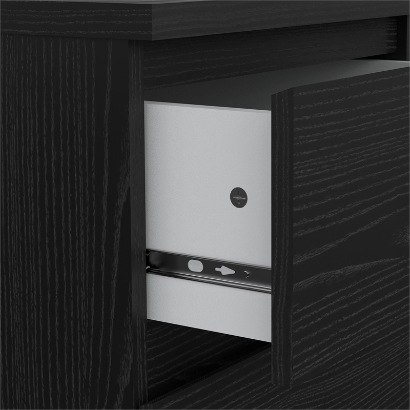 Tvilum Naia Black Woodgrain 2-Piece Bedroom Set