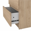 Tvilum Naia Jackson Hickory 2 Drawer Nightstand - Set of 2
