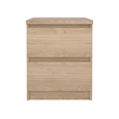 Tvilum Naia Jackson Hickory 2 Drawer Nightstand - Set of 2