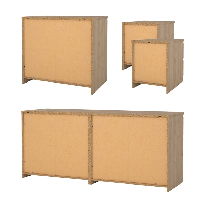 Tvilum Naia  Jackson Hickory 4-Piece Bedroom Set