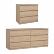 Tvilum Naia Jackson Hickory 2-Piece Bedroom Set