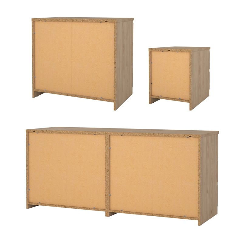 Tvilum  Naia Jackson Hickory 3-Piece Bedroom Set