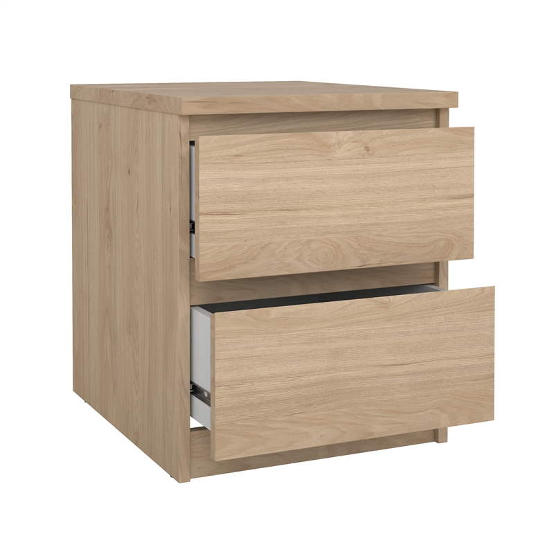 Tvilum Naia Jackson Hickory 3-Piece Bedroom Set - Chest And Nightstand Set Of 2
