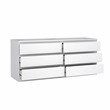 Tvilum Naia White High Gloss 4-Piece Bedroom Set