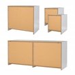 Tvilum Naia White High Gloss 4-Piece Bedroom Set