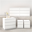 Tvilum Naia White High Gloss 4-Piece Bedroom Set