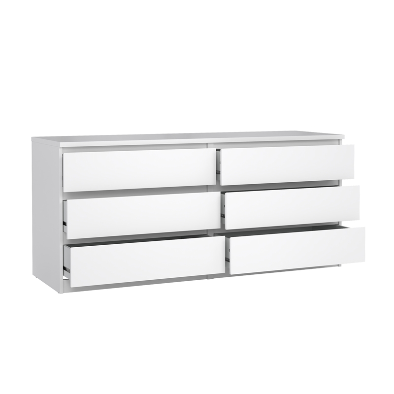 Tvilum Naia White High Gloss 3-Piece Bedroom Set