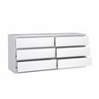Tvilum Naia White High Gloss 3-Piece Bedroom Set