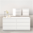 Tvilum Naia White High Gloss 3-Piece Bedroom Set