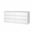 Tvilum  Naia White High Gloss 2-Piece Bedroom Set