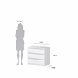 Tvilum  Naia White High Gloss 2-Piece Bedroom Set