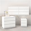 Tvilum Naia White High Gloss 3-Piece Bedroom Set