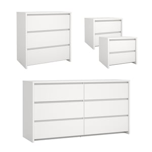Tvilum Next  White   4-Piece Bedroom Set