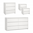 Tvilum Next  White   4-Piece Bedroom Set