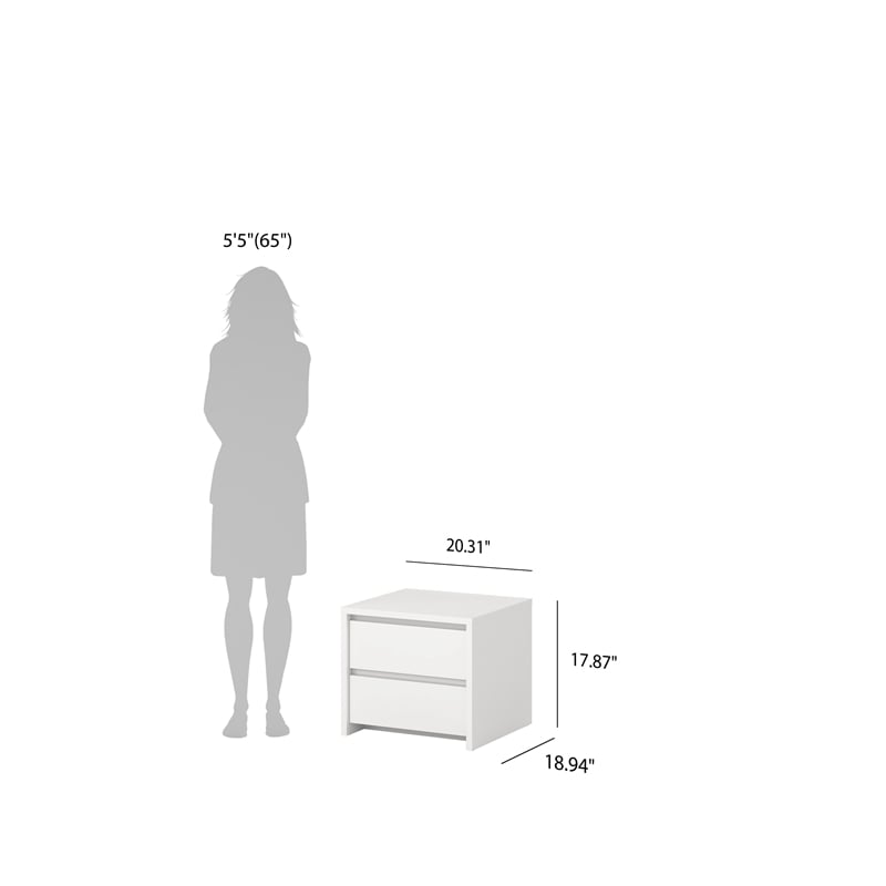 Tvilum Next  White   3-Piece Bedroom Set