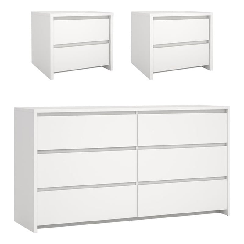 Tvilum Next  White   3-Piece Bedroom Set