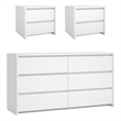 Tvilum Next  White   3-Piece Bedroom Set
