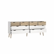 Tvilum Oslo  White/Oak 3-Piece Bedroom Set