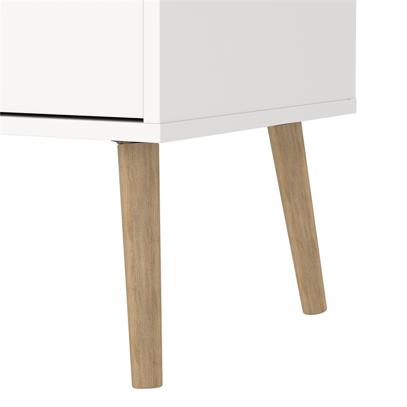 Tvilum Oslo  White/Oak 3-Piece Bedroom Set