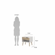Tvilum Oslo  White/Oak 3-Piece Bedroom Set