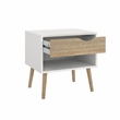 Tvilum Oslo  White/Oak 2-Piece Bedroom Set