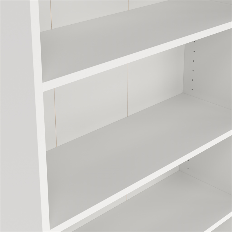 Tvilum Basic White 2-Piece Bookcase Set