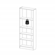 Tvilum Basic White 2-Piece Bookcase Set