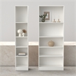 Tvilum Basic White 2-Piece Bookcase Set