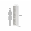 Tvilum Basic White 3-Piece Bookcase Set