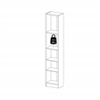 Tvilum Basic White 3-Piece Bookcase Set