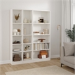 Tvilum Basic White 3-Piece Bookcase Set