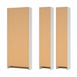Tvilum Basic White 3-Piece Bookcase Set
