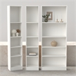 Tvilum Basic White 3-Piece Bookcase Set