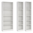 Tvilum Basic White 3-Piece Bookcase Set
