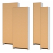 Tvilum Basic White 4-Piece Bookcase Set