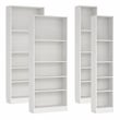 Tvilum Basic White 4-Piece Bookcase Set