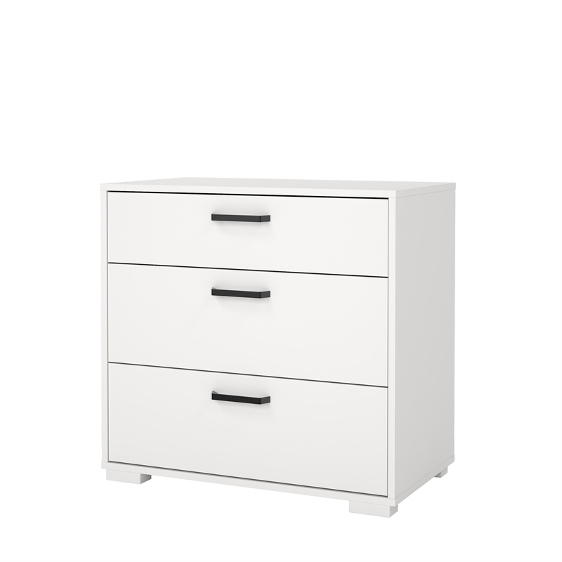 Tvilum Sofia White 3 Drawer Chest
