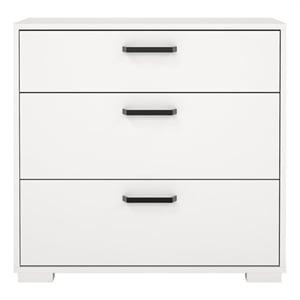 Tvilum Sofia White 3 Drawer Chest