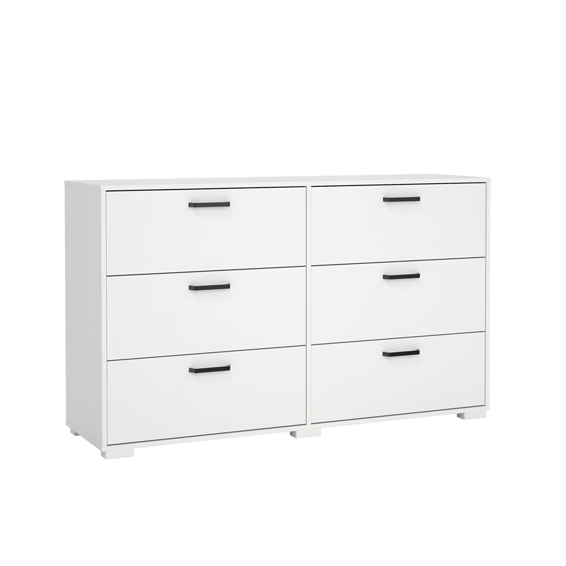 Tvilum Sofisa White  6 Drawer Dresser