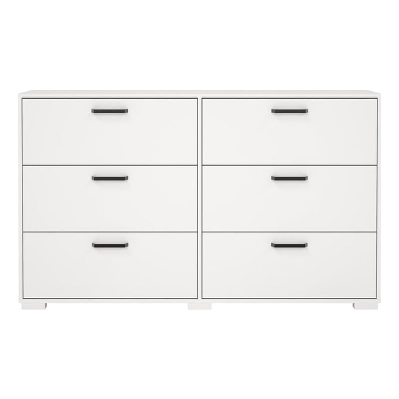 Tvilum Sofisa White  6 Drawer Dresser