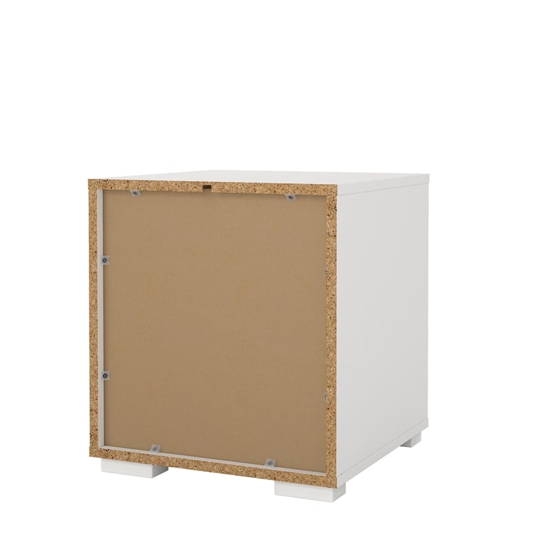 Tvilum Sofia White 2 Drawer Nightstand