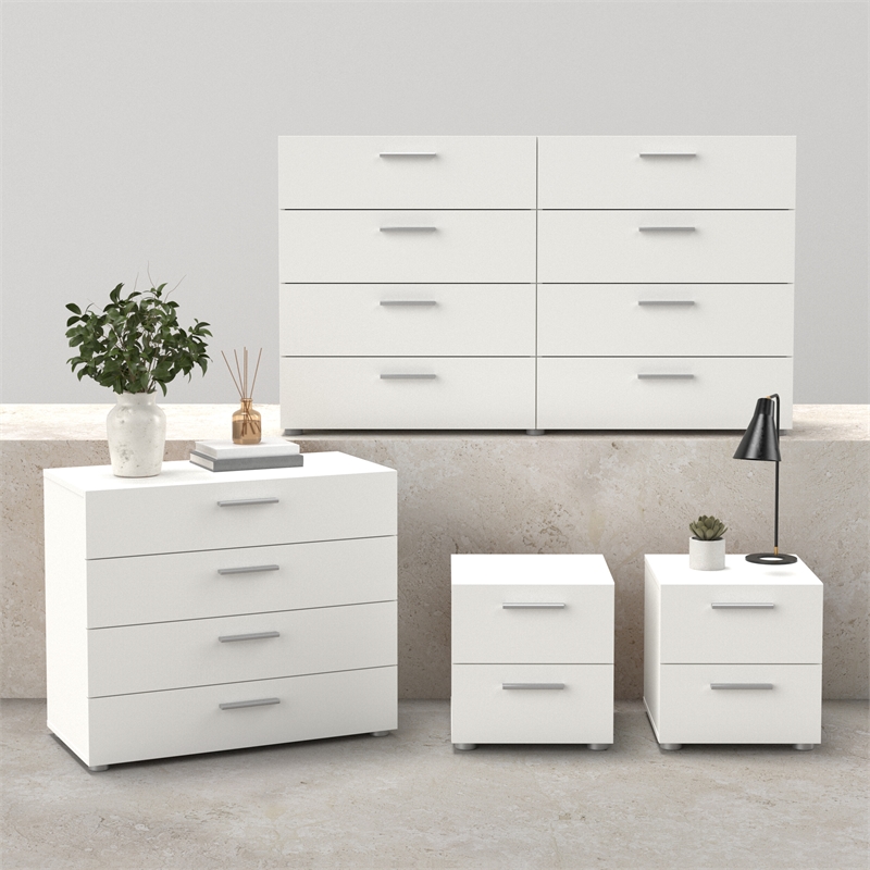 Tvilum  Austin White 4-Piece Bedroom Set