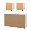 Tvilum Austin Pepe White 3 Piece Bedroom Set