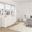 Tvilum Austin Pepe White 3 Piece Bedroom Set