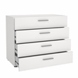 Tvilum Austin Pepe White 2-Piece Bedroom Set