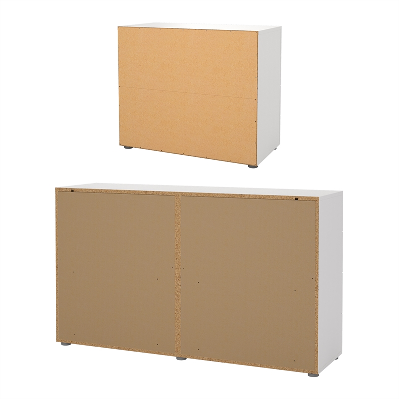 Tvilum Austin Pepe White 2-Piece Bedroom Set