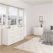 Tvilum Austin Pepe White 2-Piece Bedroom Set