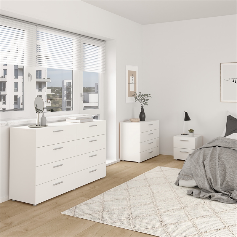 Tvilum  Austin White   3-Piece Bedroom Set