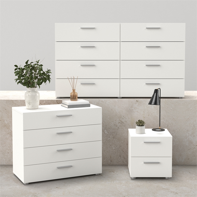 Tvilum  Austin White   3-Piece Bedroom Set