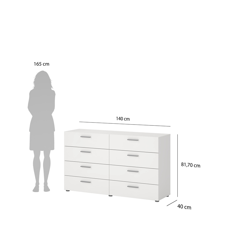 Tvilum  Austin White   3-Piece Bedroom Set